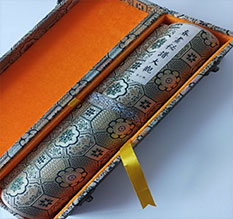 伍家岗书画装裱案例